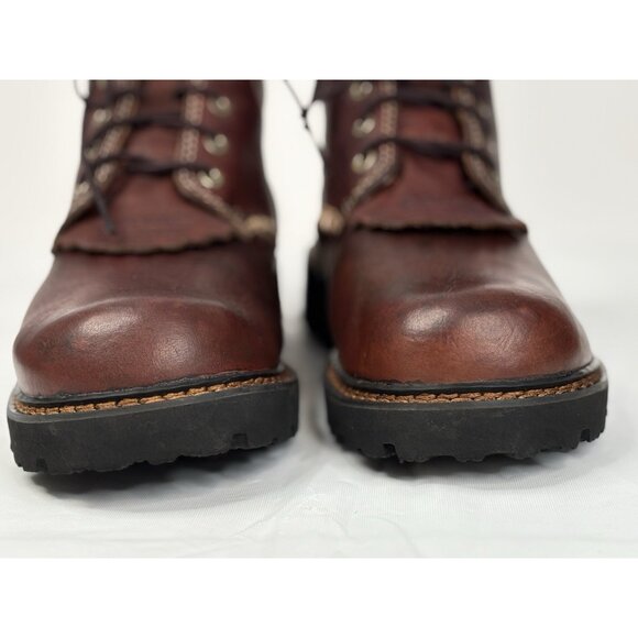 Ariat Canyon Lace Up Leather Work Boots Men’s 7 B Brown Lace UP Round Toe - Picture 9 of 16